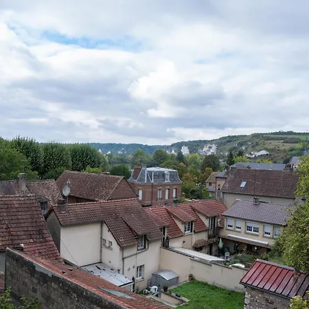 Dom wakacyjny Manoir Du Chateau Gaillard 20 Personnes 10 Chambres, Jardin Prive & Vue Seine Les Andelys