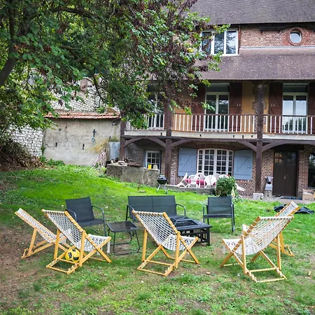 Manoir Du Chateau Gaillard 20 Personnes 10 Chambres, Jardin Prive & Vue Seine Ferienhaus Les Andelys