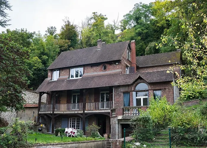 Manoir Du Chateau Gaillard 20 Personnes 10 Chambres, Jardin Prive & Vue Seine *